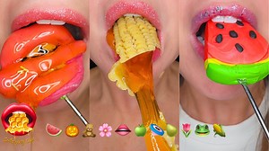 1.5M views · 30K reactions | ASMR satisfying eating emoji food...