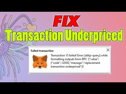 Fix “replacement transaction underpriced” on Opensea & Metamask