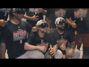 Go inside the clubhouse as Red Sox clinch the AL East