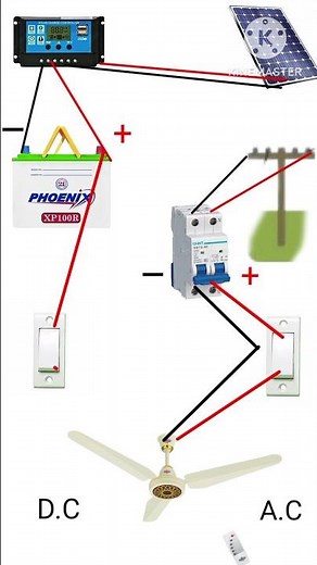 ac dc fan connection diagram