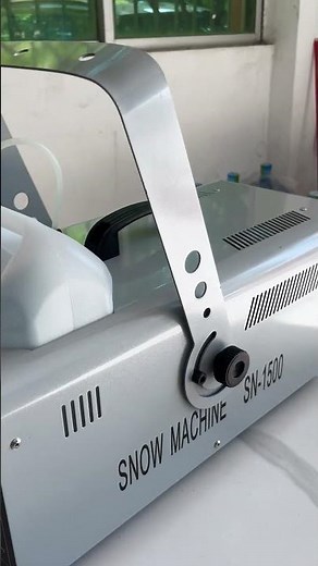 How to Operate a 1500W Snow Machine Features and Effects Explained!