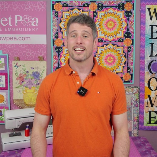 What is the BOW Mystery Quilt sew along? Find out more in this video with James. | Sweet Pea Machine Embroidery