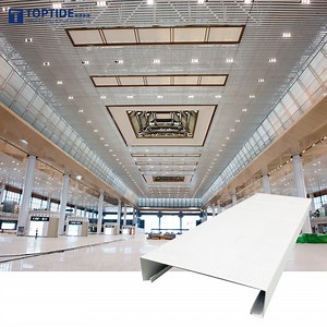 [Hot Item] Metal Strip Ceiling Modern False Ceiling Design Aluminum Slat Ceiling for Interior Decoration