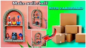 8.5K views · 80 reactions | waste cardboard craft/ Make wall shelf...