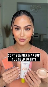 Soft summer makeup with random faux moles is going to be my new go to! ☀️👙💕 @supergoop Glow Screen in Golden Hour @dominiquecosmetics Concealer in shade: Oat Milk & Warm Peach cream blush @elfcosmetics Halo glow in shade 3 @rarebeauty Sulky touch highlight in shade Enlighten & liquid liner for moles @maccosmetics Extended play mascara @elciecosmetics Flamingo lipstick @houseoflashes style Iconic Lite #makeuptutorial #makeup #summermakeup #softmakeup #tutorial | Christen Dominique