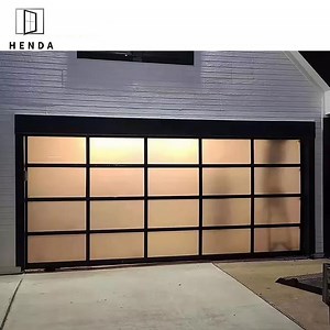 [Hot Item] Factory Price Remote Controlled Automatic Sectional Overhead 2022 New Design Garage Door with Windows and Passing Door
