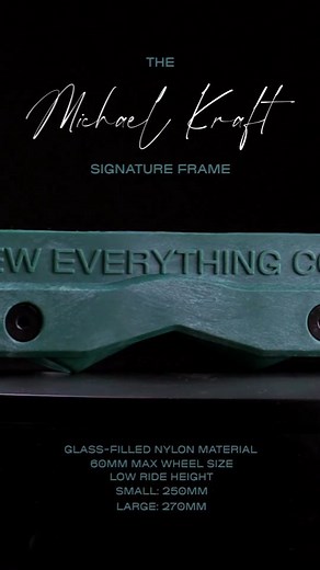 NUTS & BOLTS PRODUCT OF THE DAY We are EXTREMELY excited to announce the newest flat frame from @tnecskate, who have given the incomparable Michael Kraft ( @elfywithwhispies ) his first signature model product! The frames feature a V shaped groove with excellent wheel protection, custom TNEC 8MM axels, thick frames walls for durability and made with a fast-sliding, low-friction glass filled nylon material. 20 sets are available for early release on September 29th so be sure and pick up a set of 
