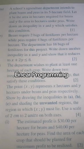 linear programming. inequalities. #fyp #viral #trending