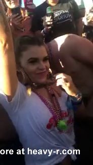 Festival Slut Sucking Cock