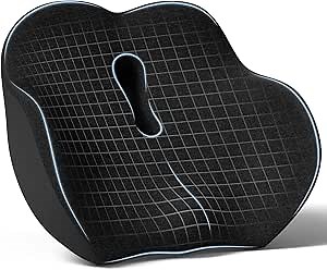 Seat Cushion for Office Chair, Sciatica and Tailbone Pain Relief Cushion, Coccyx Cushion for Car, Desk Chairs, Wheelchair