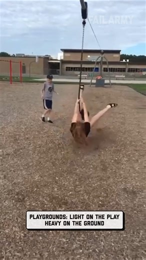 playgrounds look safer than ever! 😆 #playground #fail #shorts | FailArmy