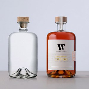 [Hot Item] 375ml 500ml 700ml 750ml 1000ml Customized Free Sample Spirits Tequila Vodka Brandy Whisky Rum Gin Liquor Glass Bottle