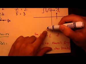 Complex Analysis - Limits