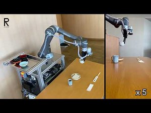 モバイルマニピュレータによる下膳の予備実験