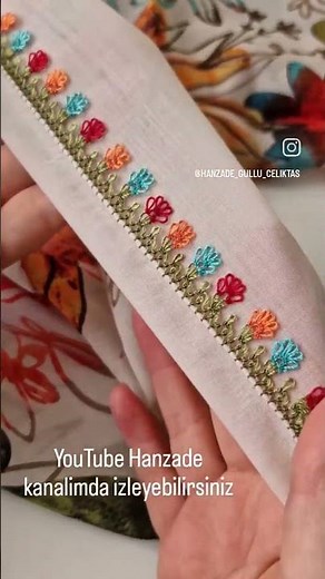Needle lace tutorial on my YouTube channel Hanzade 🌹🌹🍀🍀
