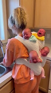 212K views · 902 reactions | Triplets and chores: A mom's daily challenge See how this mom manages her crying triplets while doing kitchen chores. #fblifestyle #AI Generated using Kling AI . . . (For entertainment purposes only. Consult professionals if guidance on activities is presented. No brand affiliation is implied if any are shown. If inspired by true events, creative adaptations may be included. Content may include public footage.) | Fabiosa Digest | Facebook