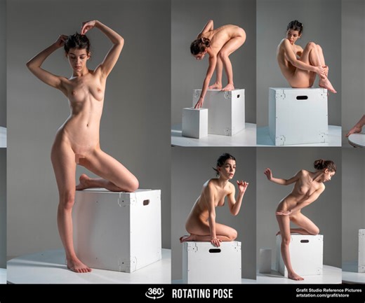 ArtStation - 1200  Art Female Sketching Poses Part 2 | Resources