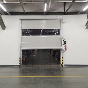 [Hot Item] 220V Remote Control PVC Curtain Fast Action Roll up High Speed Doors