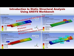 ANSYS Workbench | Introduction to Static Structural Analysis | Beam Analysis