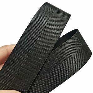 [Hot Item] Twill Herringbone Nylon/Polyester Seat Belt Webbing Nylon Flat Webbing Strap for Car Safety Belt