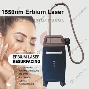 [Hot Item] Fractional 1550nm Glass Erbium Laser for Skin Resurfacing Fractional Laser Stretch Mark Removal Laser Anti-Aging Laser Fine Lines Removal