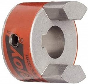 Lovejoy 50811 Size L075 Standard Jaw Coupling Hub, Sintered Iron, Metric, 11 mm Bore, 1.75" OD, 4 mm x 1.8 mm Keyway