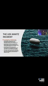 Have you heard about the USS Nimitz UAP incident? #cosmicsummit #history #science #uap #phenomena #ufo #foreignobject | Cosmic Summit