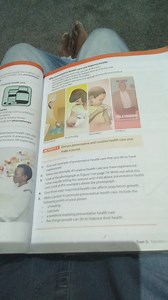 Give one example of preventative health care that you do or hav... | Filo