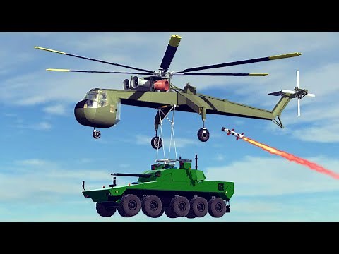 Helicopter Crashes & Shootdowns #27 | Besiege