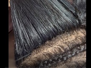 #5 Crochet Weave with Weft Hair - Method 2 (Quick Partial Tutorial)