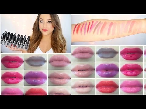 MAC Lipstick Collection + Lip Swatches + Try-On