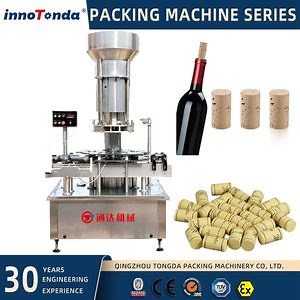 [Hot Item] Fully Wine Bottle Cork Corking Machine Plulgging Machine for Automatic Bottling Plant