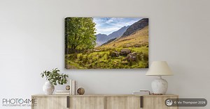 Buttermere Spring Landscape Picture Canvas Wall Art in Colour by Viv Thompson ID #1340032