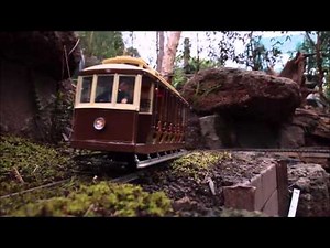 Toast rack tram in the garden