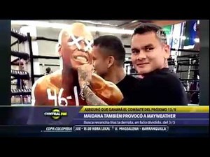 Maidana calienta la previa