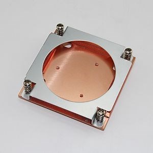 [Hot Item] Custom Skiving Machine Fin for 2u Folded Industrial Cooper Skived Cooler Copper Block Heat Sink