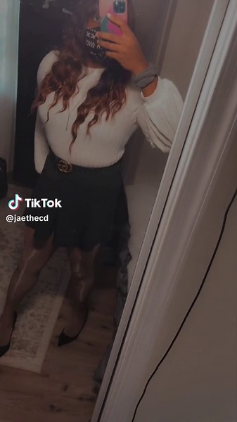 Outfit of the day 🙂✌🏽 - - #crossdressing #tights #cd #crossdressers #xdress #femboy #highheels #pantyhose #thickerthanasnicker #guccibelt #officeoutfit #feet #legs #ootd #ootdfashion #outfitoftheday ##stilettos