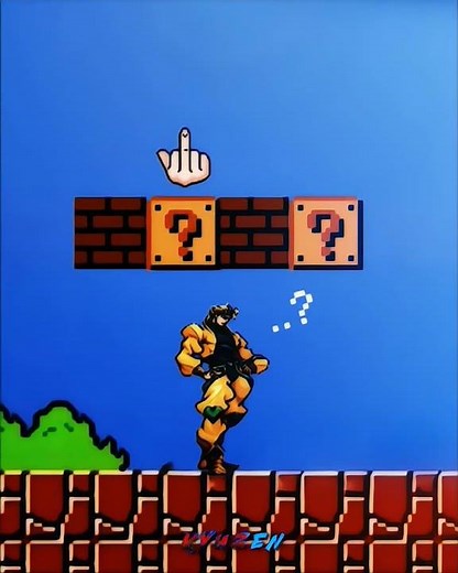 • JJBA x Super Mario - Jotaro Kujo || #jjba #jojoreference #jojomeme #fyp #jotaro #dio #mario #fypシ