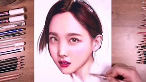 14K views · 1.3K reactions | Colored pencils drawing of Nayeon  Masterpiece by Drawholic ❤ #TWICE #Nayeon #나연  ㅡ⋆A⚡ | TWICE Ｎａｙｅｏｎ '나연' 丶 | Facebook