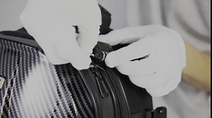 Hard Shell ABS Motorcycle Tail Backpack - Waterproof Helmet Bag with Expandable Storage 29L-48L