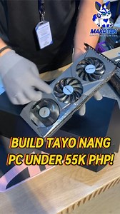 3.1K views · 13 reactions | Nasa mga 55K lang ba ang budget mo para sa PC build?  Pwede pa rin! Watch this video to see the best specs para sa iyong budget! #Makotek #MakotekComputers #TechStoreInCDO #PCBuild #PCBuildInCDO Check out our website  www.makotekcomputers.com | MakoTek - CDO | Facebook