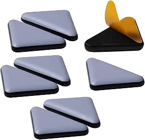 Furniture Sliders Pad, Triangle Appliance Slider for Kitchen Counter, Self Adhesive(8, 35mm, 1-3/8 in)