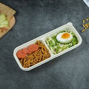[Hot Item] Custom Printed Paper Fast Food Containers Takeaway Packaging Biodegradable Take out Container