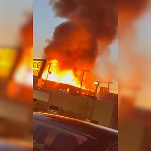 10K views · 152 reactions | A structure fire near UNM campus was quite the sight to see from this roadway view. Albuquerque Fire Rescue responded with several units. | KOAT | Facebook