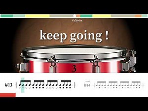 24 minutes stick control routine at 80 BPM