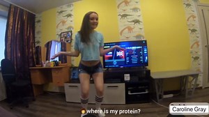 stepsister sucks cock, has dirty talk and drinks cum