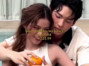 Celebrating Happy Birthday Win Metawin and Prim Chanikarn