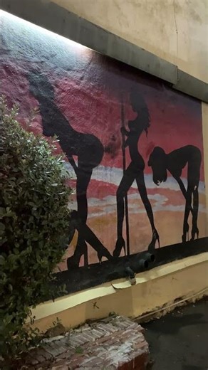 Body Shop Live Nude Girls Strip Club Mural