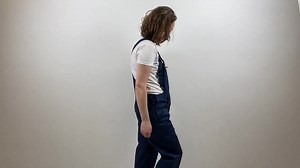 Vintage 90s Blue Cotton Overalls: Work Dungarees, Size Large - Etsy