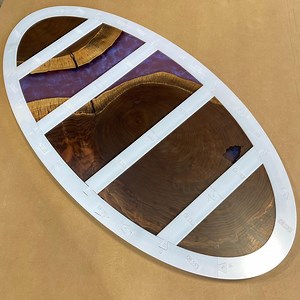 Oval Coffee Table Router Template (clear Acrylic) - Etsy